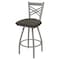 Holland Bar Stool Co 30" Swivel Bar Stool, Nickel Finish, Graph Chalice Seat X820 - alternate 1